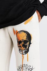 Women's Hippie Cartoon Print Joggers