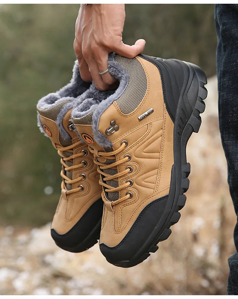 All-Terrain Waterproof Leather Winter Boots