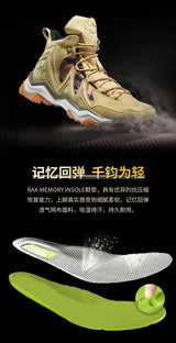 RAX Men Hiking Shoes winter Waterproof Outdoor Sneaker Men Leather Trekking Boots Trail Camping Climbing Hunting Sneakers Women