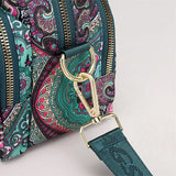 Women's Floral Nylon Crossbody Shoulder Bag
