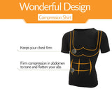 1/2 PCS Men Body Shaper T-Shirt Slimming Shapewear Corrective Posture Belly Control Compression Man Modeling Underwear Corset