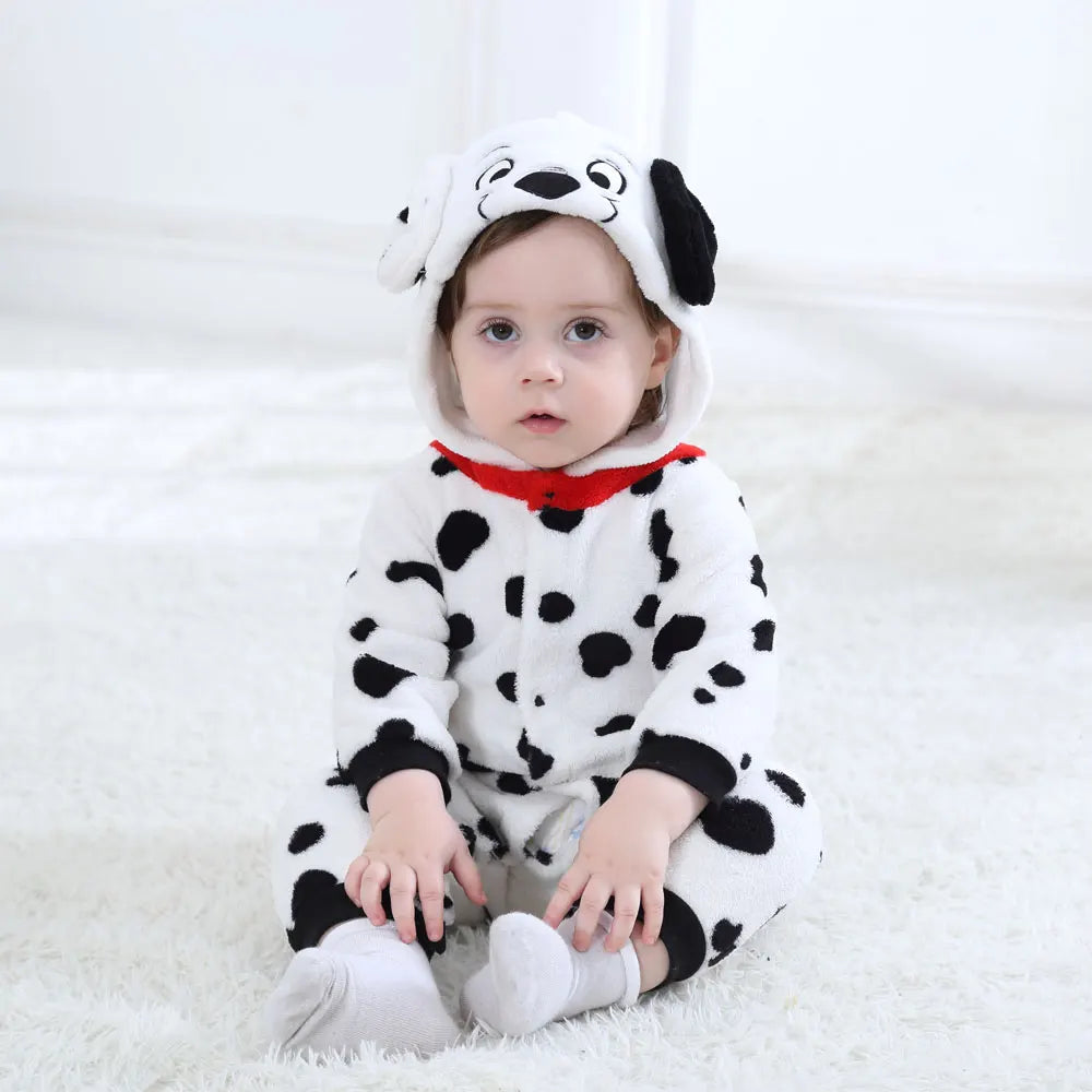 Baby Dalmatian Animal Romper