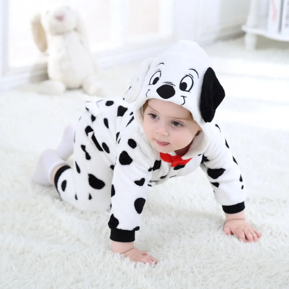 Baby Dalmatian Animal Romper