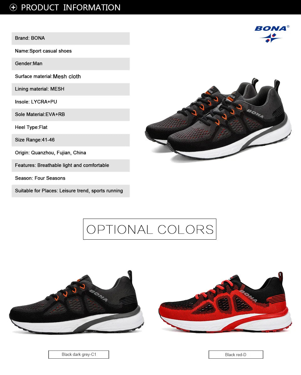 Lightweight Sport Mesh Sneakers