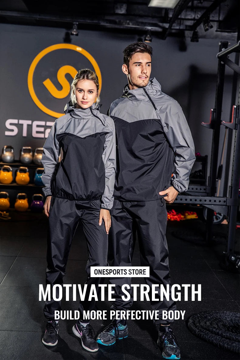Premium Unisex Sauna Sweat Suit | Full Body Weight Loss & Fitness Gear