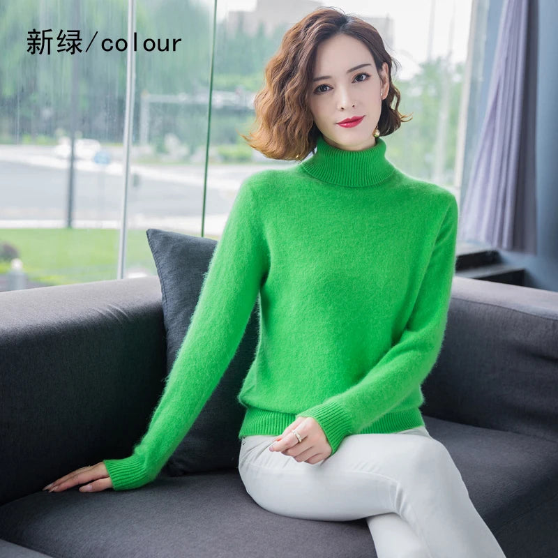Women's Collared Knit Pullover Sweater