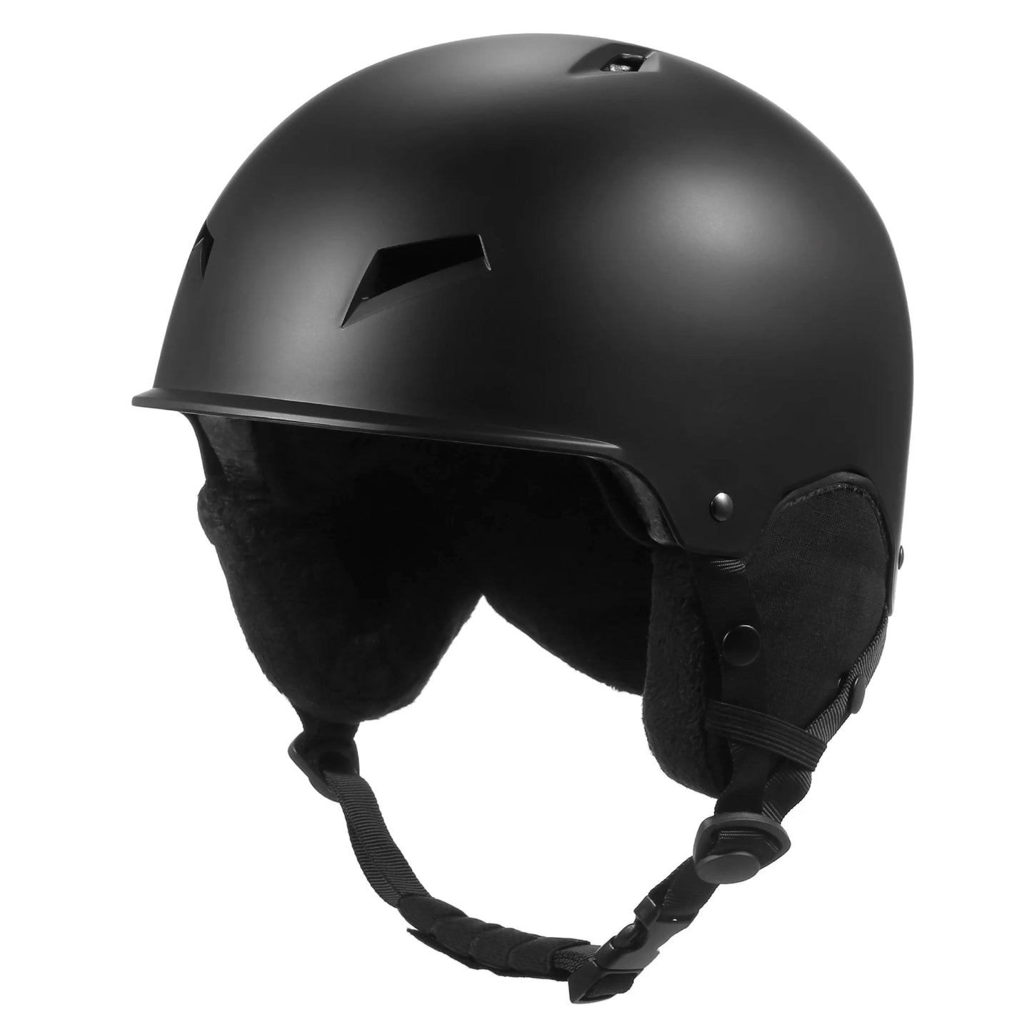 Winter Snow Helmet with Detachable Earmuffs