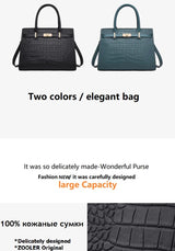 Hot ZOOLER Fashion Woman Bag Full Genuine Leather Shoulder Bags for Businesswomen Real Cow Handbags Purses Bolsa Feminina #wg383