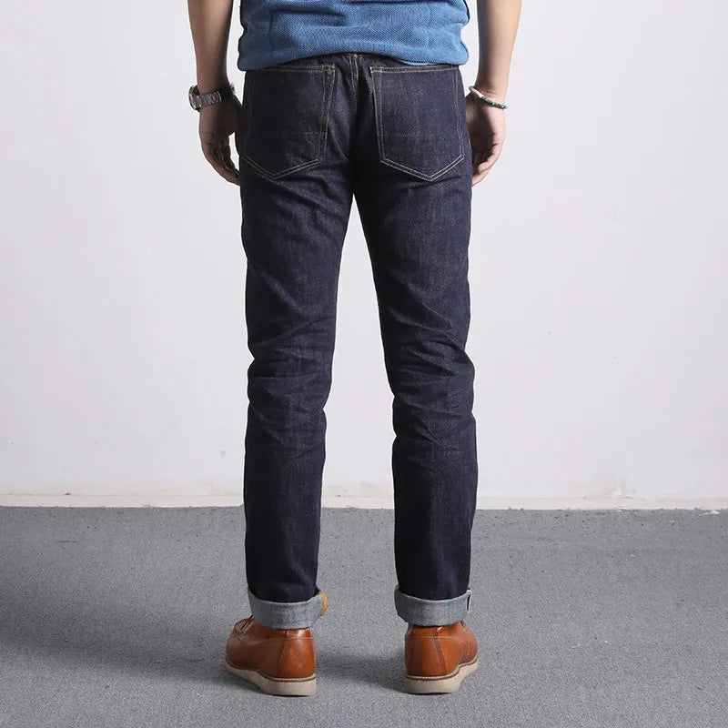RedTornado Raw Denim Jeans – 16oz Heavyweight Indigo Selvage