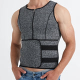 Men Body Shaper Waist Trainer Sauna Suit Sweat Vest Slimming Underwear Weight Loss Shirt Fat Burner Workout Tank Tops Shapewear