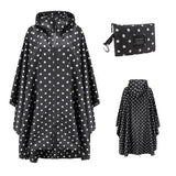 Women's Oversized Waterproof Rain Poncho – Windproof