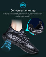 ONEMIX 2026 Men Running Shoes Non-slip Shock Absorption Sneaker Lightweight Tennis Shoe Waterproof Man Breathable Casual Shoes