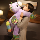 New Arrive High Quality 90-120CM Horse Plush Toys Stuffed Animal Doll Boys Girls  Birthday Gift Home Shop Decor Triver
