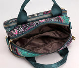 Women's Floral Nylon Crossbody Shoulder Bag