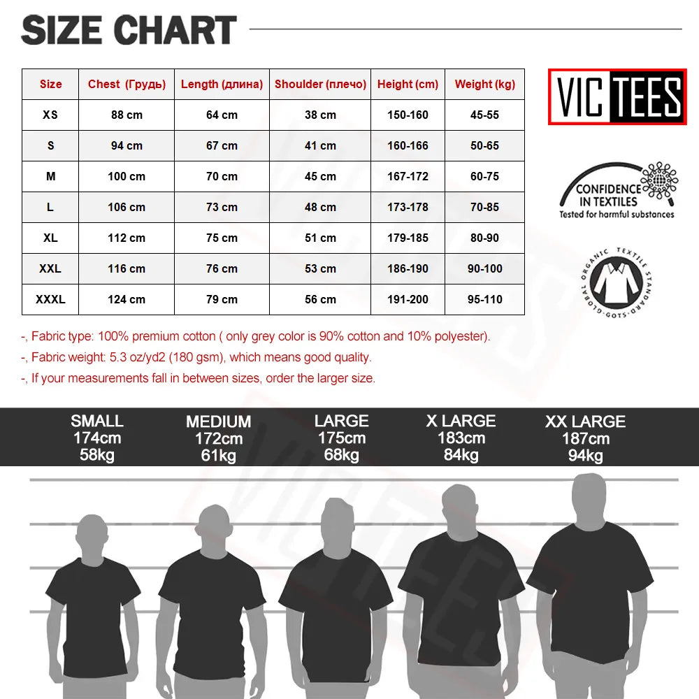 Men's Car Graphic Cotton T-Shirt