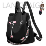 Women's Oxford Backpack with Organizer Pockets
