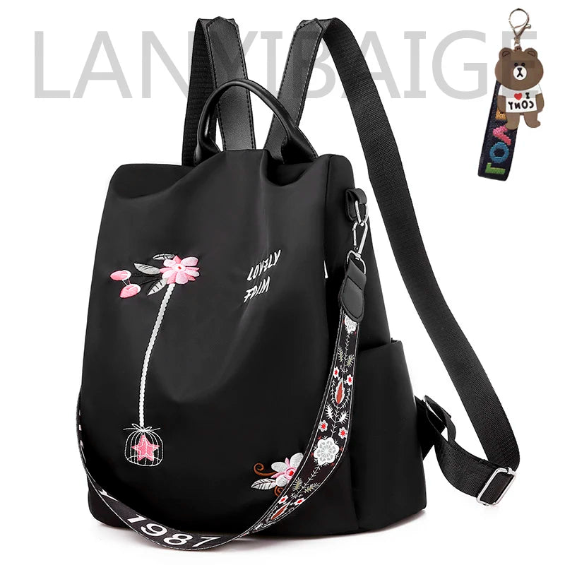 Women's Oxford Backpack with Organizer Pockets