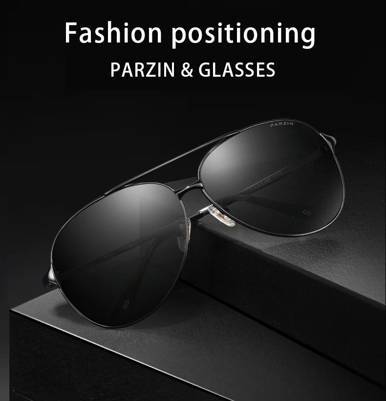 PARZIN Classic Aviation Polarized Sunglasses for Men