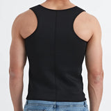 Men Body Shaper Waist Trainer Sauna Suit Sweat Vest Slimming Underwear Weight Loss Shirt Fat Burner Workout Tank Tops Shapewear