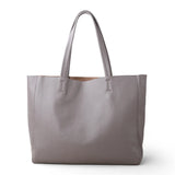 2023 New Women Deluxe Cowhide Genuine Leather Totes Handbag Lady Simple Soft Satchels Bag High Capacity Waterproof Shopping Bags