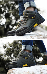 Waterproof Winter Leather Hiking Boots