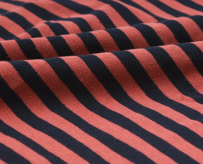 Men’s Striped Cotton Slim Fit T-Shirt