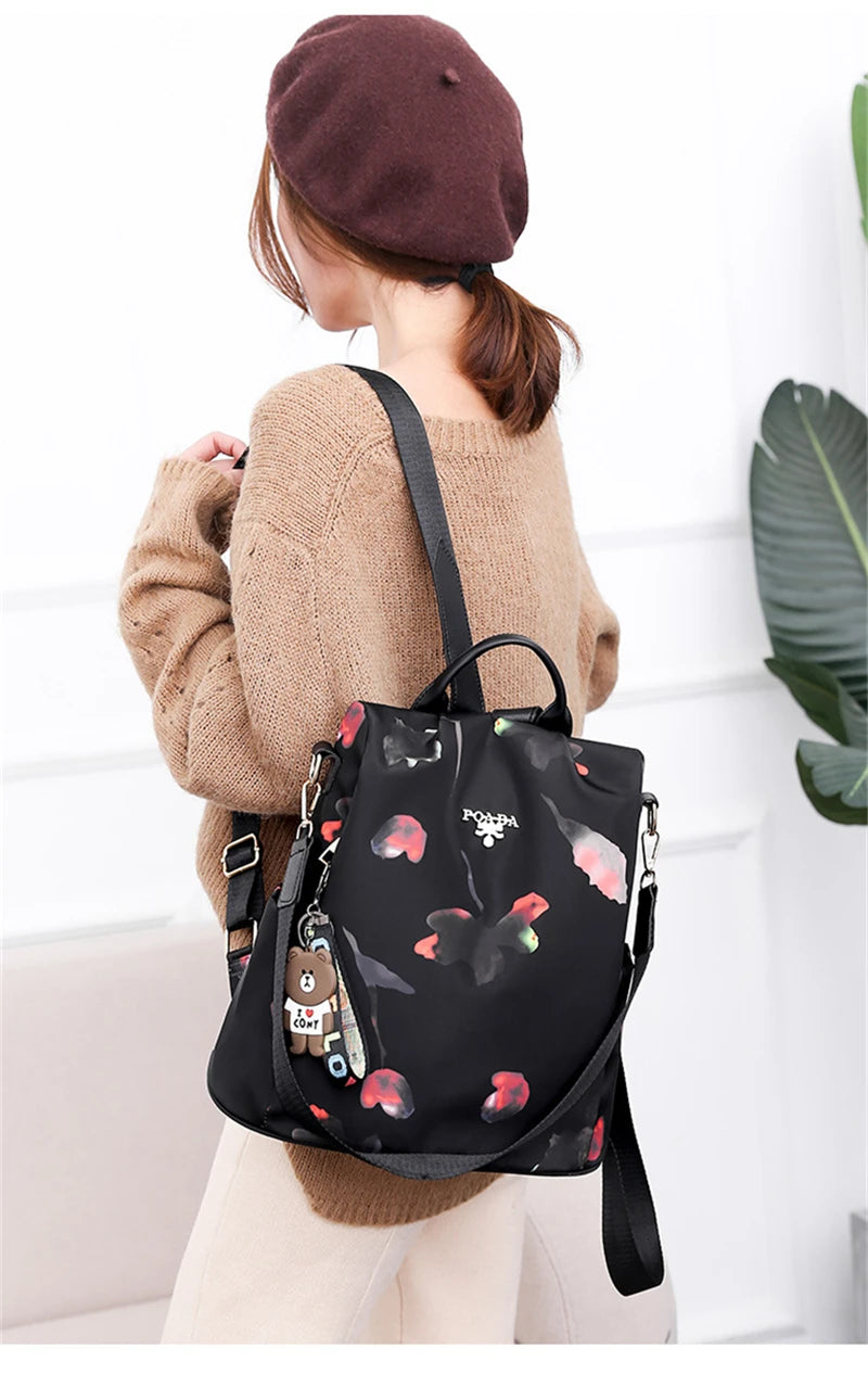 Women's Oxford Backpack with Organizer Pockets