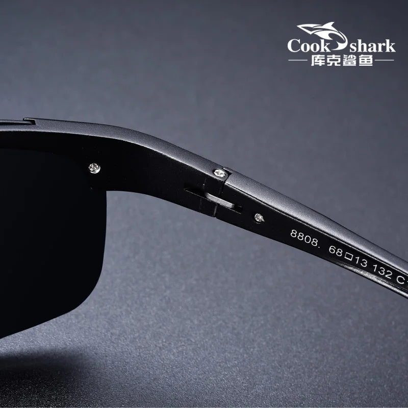 Cook Shark Polarized Aluminium Sunglasses for Men