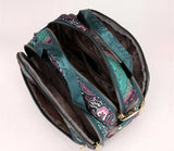 Women's Floral Nylon Crossbody Shoulder Bag