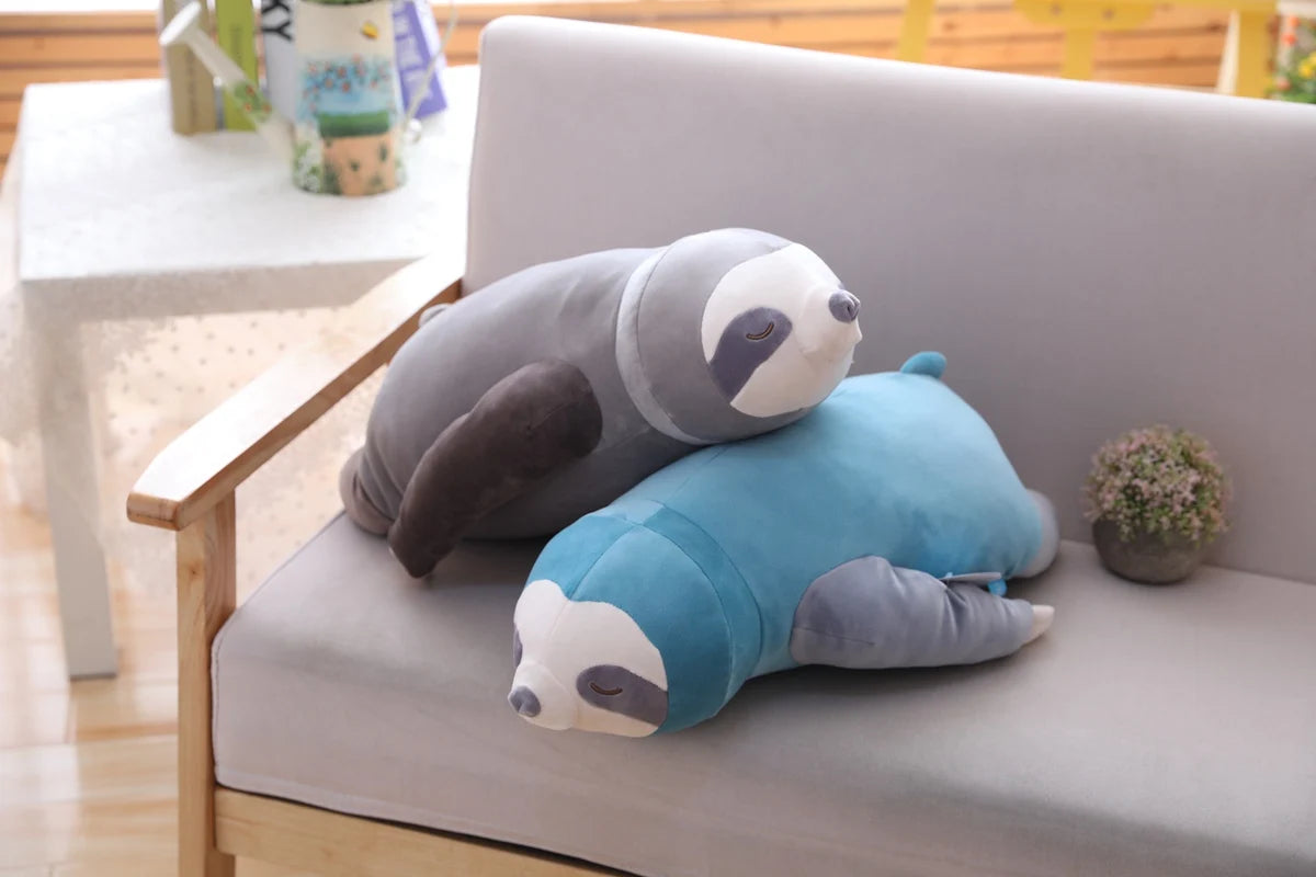 65-100cm Super Soft Stuffed Sloth Toy Plush Cute Sloths Soft Toy Animals Plushie Doll Pillow Birthday Gift