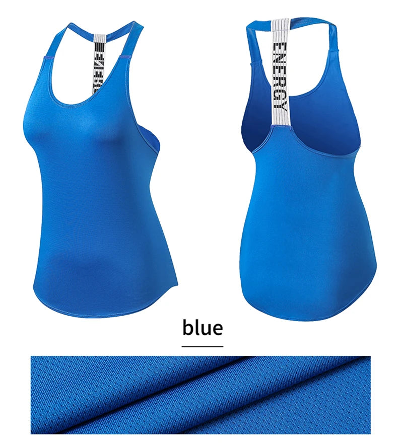 Open-Back Activewear Workout Tank