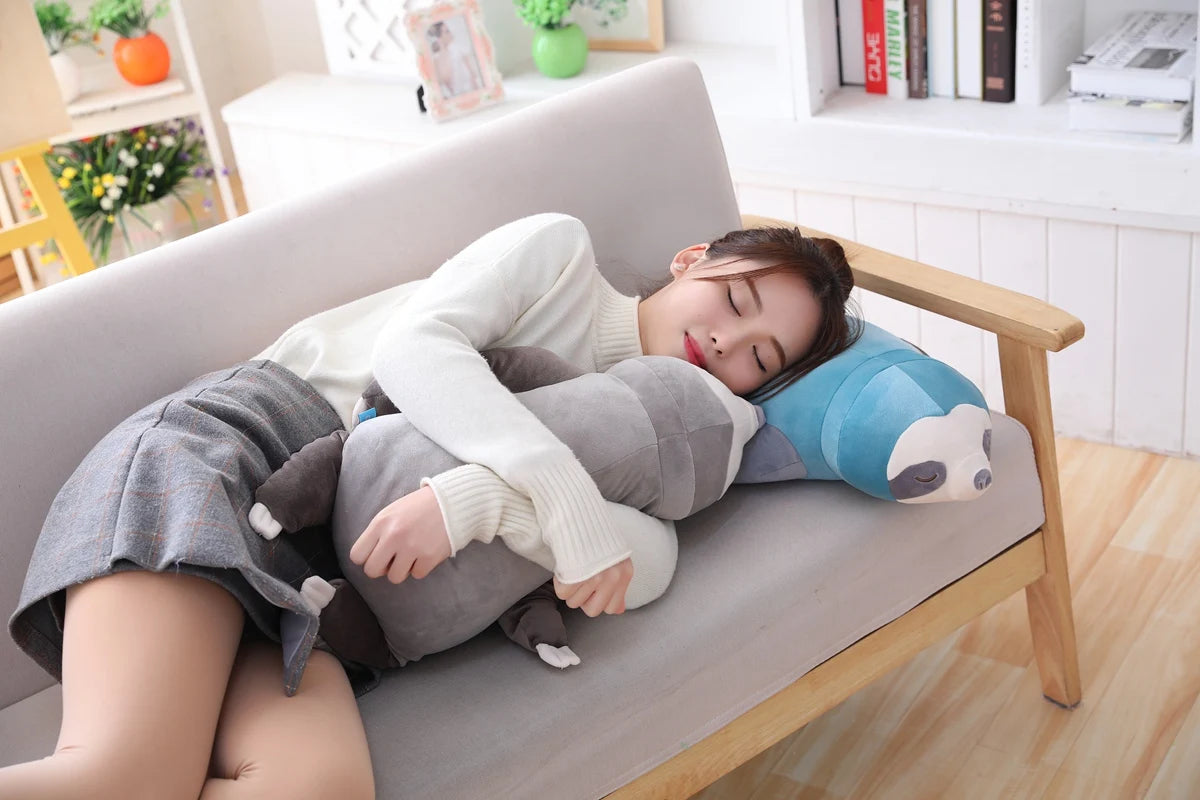 65-100cm Super Soft Stuffed Sloth Toy Plush Cute Sloths Soft Toy Animals Plushie Doll Pillow Birthday Gift