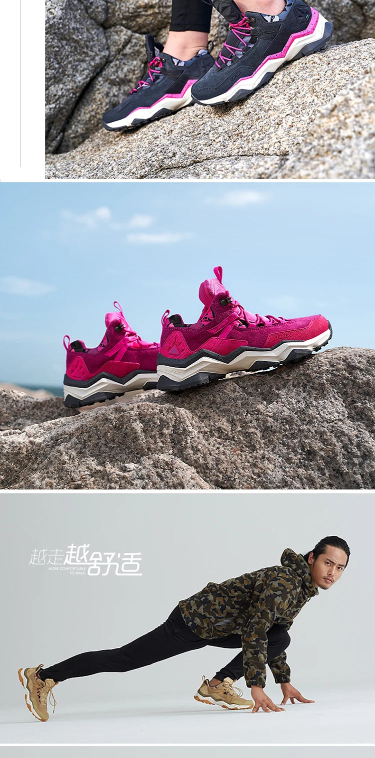 Rax Men Hiking Shoes Waterproof Outdoor Sports Sneakers for Men Trekking Shoes Lightweight Mountain Climbing Shoes Men Antislip
