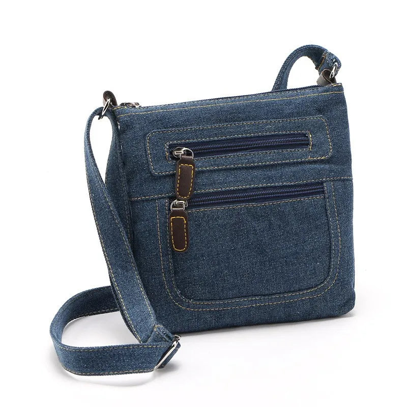 Fashion Shoulder Bags For Women Vintage Denim Crossbody Bag Female Small Messenger Bags Casual Handbags Purse