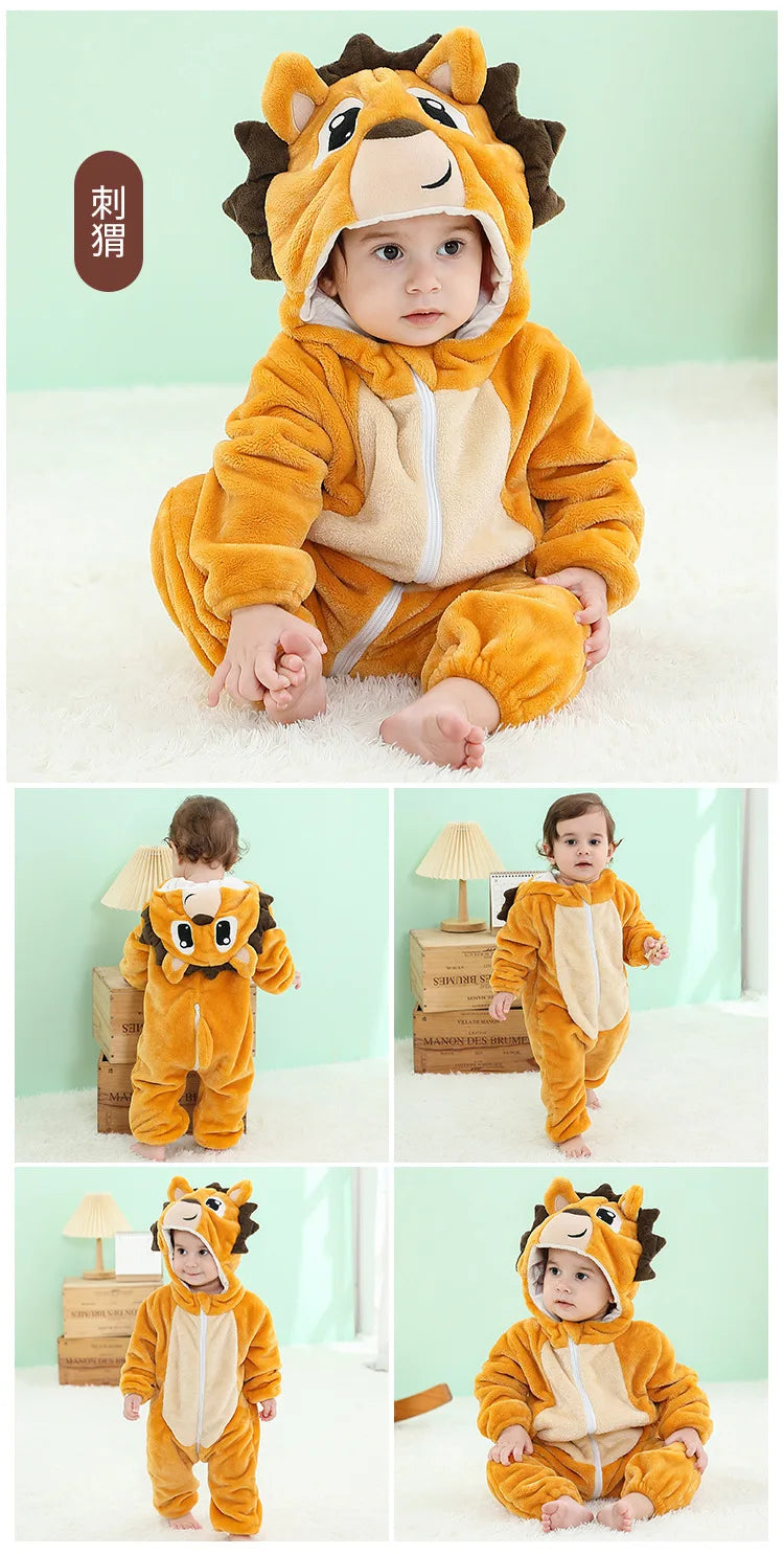 Cozy Lion King Baby Kigurumi Jumpsuit
