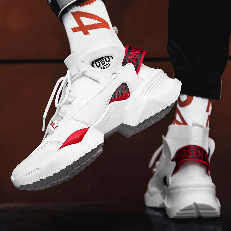 High-Top Breathable Sport Sneakers