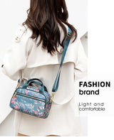 Women's Floral Nylon Crossbody Shoulder Bag