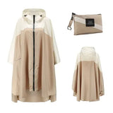 Women's Oversized Waterproof Rain Poncho – Windproof