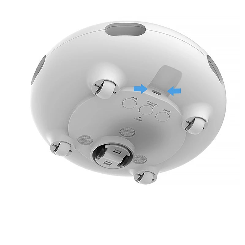 Smart UFO Interactive Cat Toy with Feather & Auto-Clean