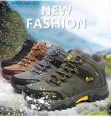 Waterproof Winter Leather Hiking Boots