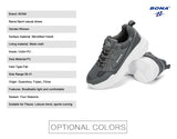 BONA Women's White Lace-Up Sneaker Flats | Casual Platform