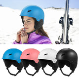 Winter Snow Helmet with Detachable Earmuffs