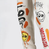 Women's Hippie Cartoon Print Joggers
