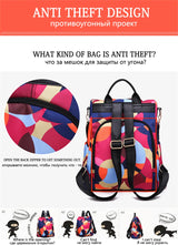 Women's Oxford Backpack with Organizer Pockets