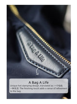 Lightweight Nylon Matching Genuine Leather Crossbody Bag High Quality Single Shoulder Bags Fashion Pleated Messenger Purses