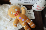 Gingerbread Man Plush Toy – Soft Stuffed Doll Gift