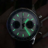 Limited Edition Official Pilot Mechanical Watch Chronograph ST19 Original Military 40MM Men Wristwatch Mechanical Panda Watches