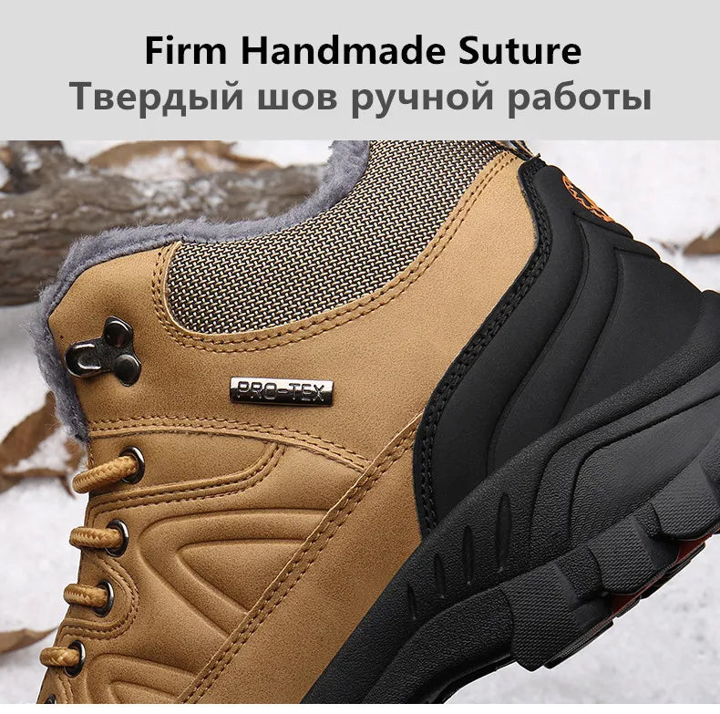 All-Terrain Waterproof Leather Winter Boots