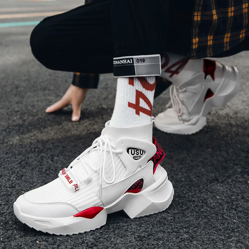 High-Top Breathable Sport Sneakers