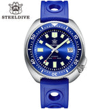SD1970 STEELDIVE Brand 44MM Sapphire Glass with Transparent AR Coating Cermaic Bezel NH35 Movement Automatic Dive Watch Turtle